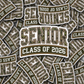 DS 2723 - Senior 2026 camo Die Cut sticker