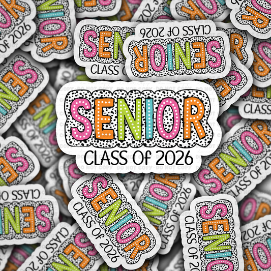 DC 1959 - Senior class of 2026 Die Cut Sticker