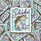 DS 2990 - Shake that fish Die Cut sticker