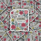 DC 1872 - She is strong proverbs Die Cut Sticker