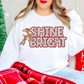 4819 Shine bright with reindeer *DREAM TRANSFER* DTF