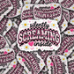 DS 3258 - Silently screaming Die Cut sticker
