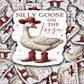 DC 1651 - Silly goose on the loose Die Cut Sticker