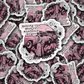 Slow dance Die cut sticker 3-5 Business Day TAT