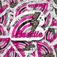 Small Business Baddie Die cut sticker 3-5 Business Day TA