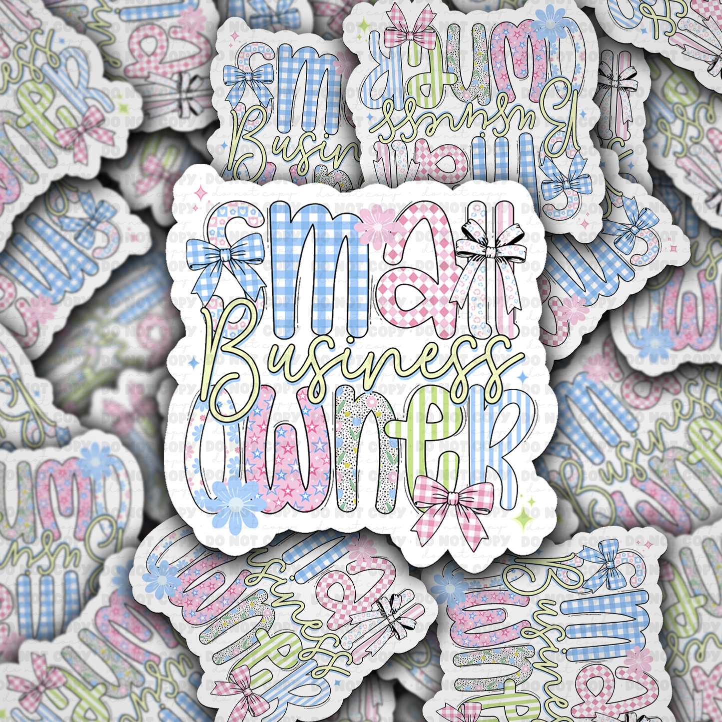 DS 2776  - Small business owner Die Cut sticker