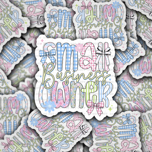 DS 2776  - Small business owner Die Cut sticker
