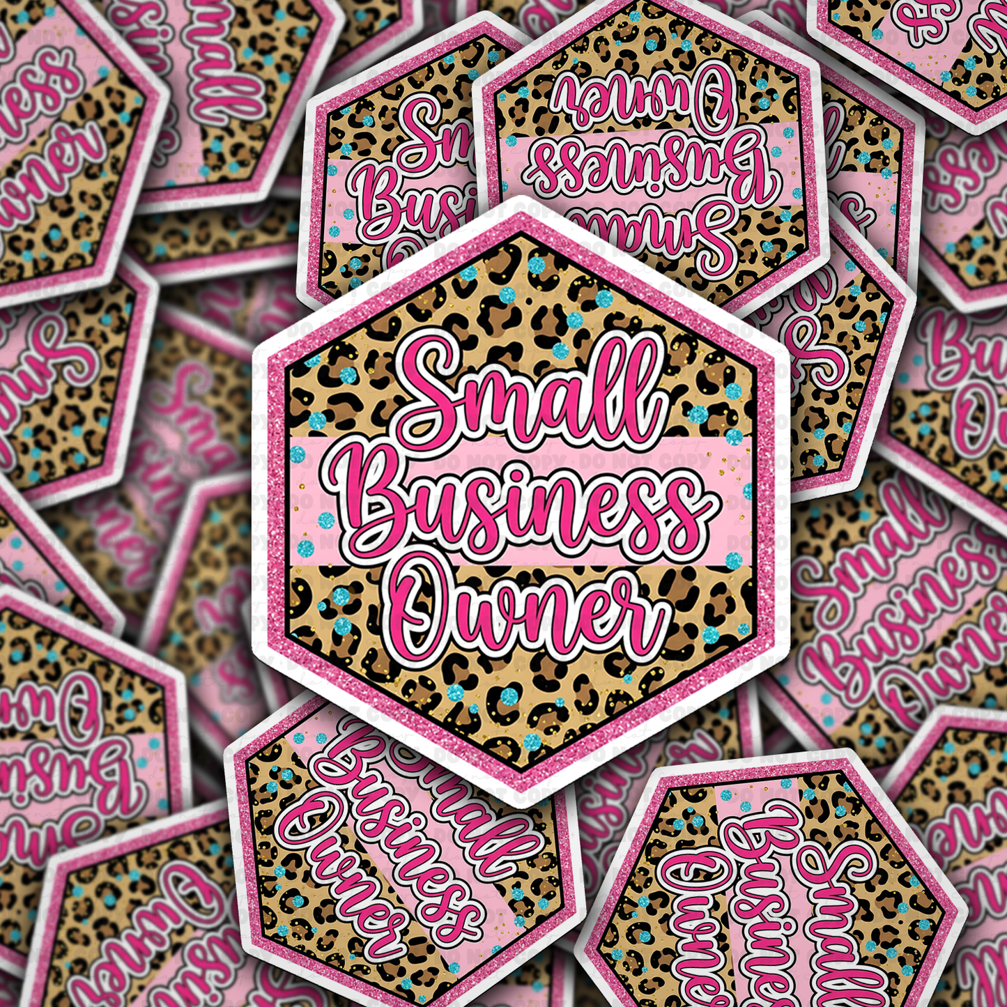 DS 3310 - Small business owner Die Cut sticker