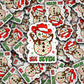 DC 2233 - Snowman 6 7 Die Cut Sticker