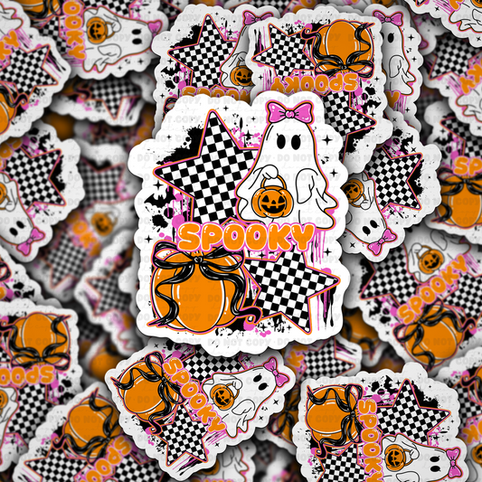 DC 2099 - Spooky Halloween ghost Die Cut Sticker