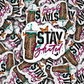DC534 Stay Hydrated Die cut sticker 3-5 Business Day TAT