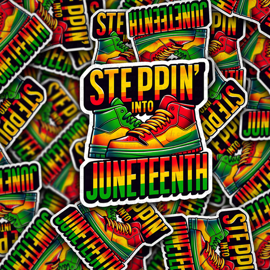 DS 3076 - Steppin Into Die Cut sticker
