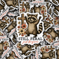 DC 2022 - Still feral just forgiven Die Cut Sticker