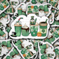 DC 1454 - St. Patrick's day cups die cut sticker