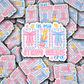 DS 2725 - In my string cheese era Die Cut sticker