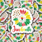 DS 3077 - Sunflower June Die Cut sticker