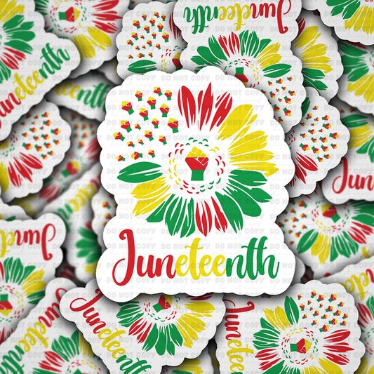 DS 3077 - Sunflower June Die Cut sticker