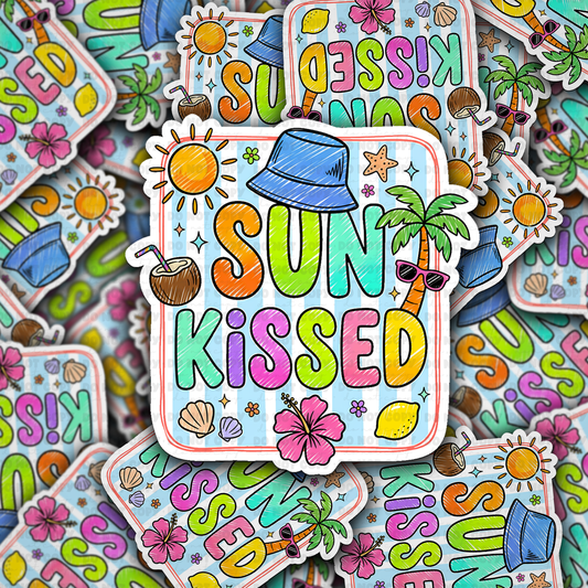 DS 2849 - Sunkissed Die Cut sticker