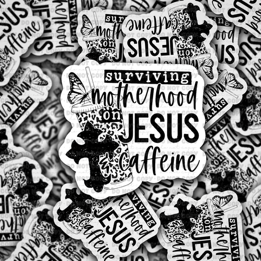 Surviving Motherhood Die cut sticker 3-5 Business Day TAT