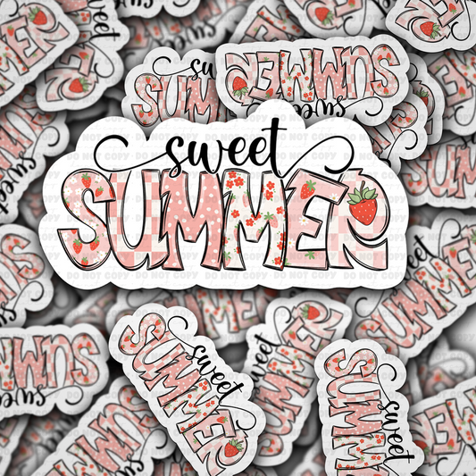 DC 1654 - Sweet summer Die Cut Sticker