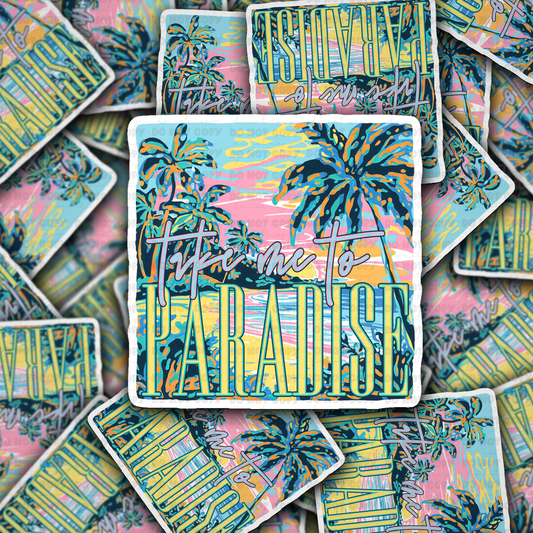 DC 1961 - Take me to paradise Die Cut Sticker