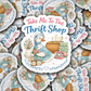 DS - 2587 Take me to the thrift shop Die Cut Sticker