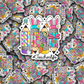 DC 1502 - Teacher life Easter pencils die cut sticker