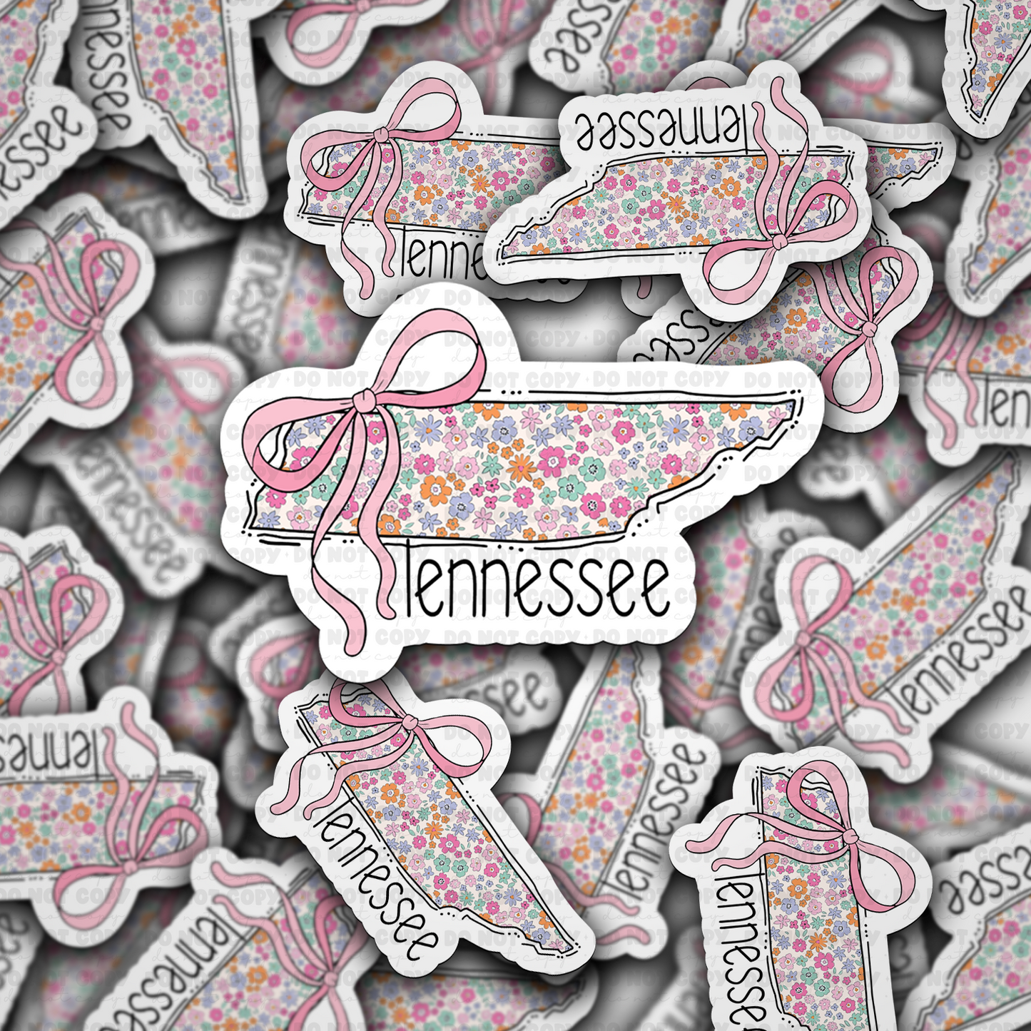 DC 1661-   Tennessee Die Cut Sticker