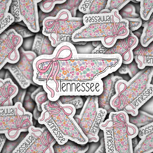 DC 1661-   Tennessee Die Cut Sticker