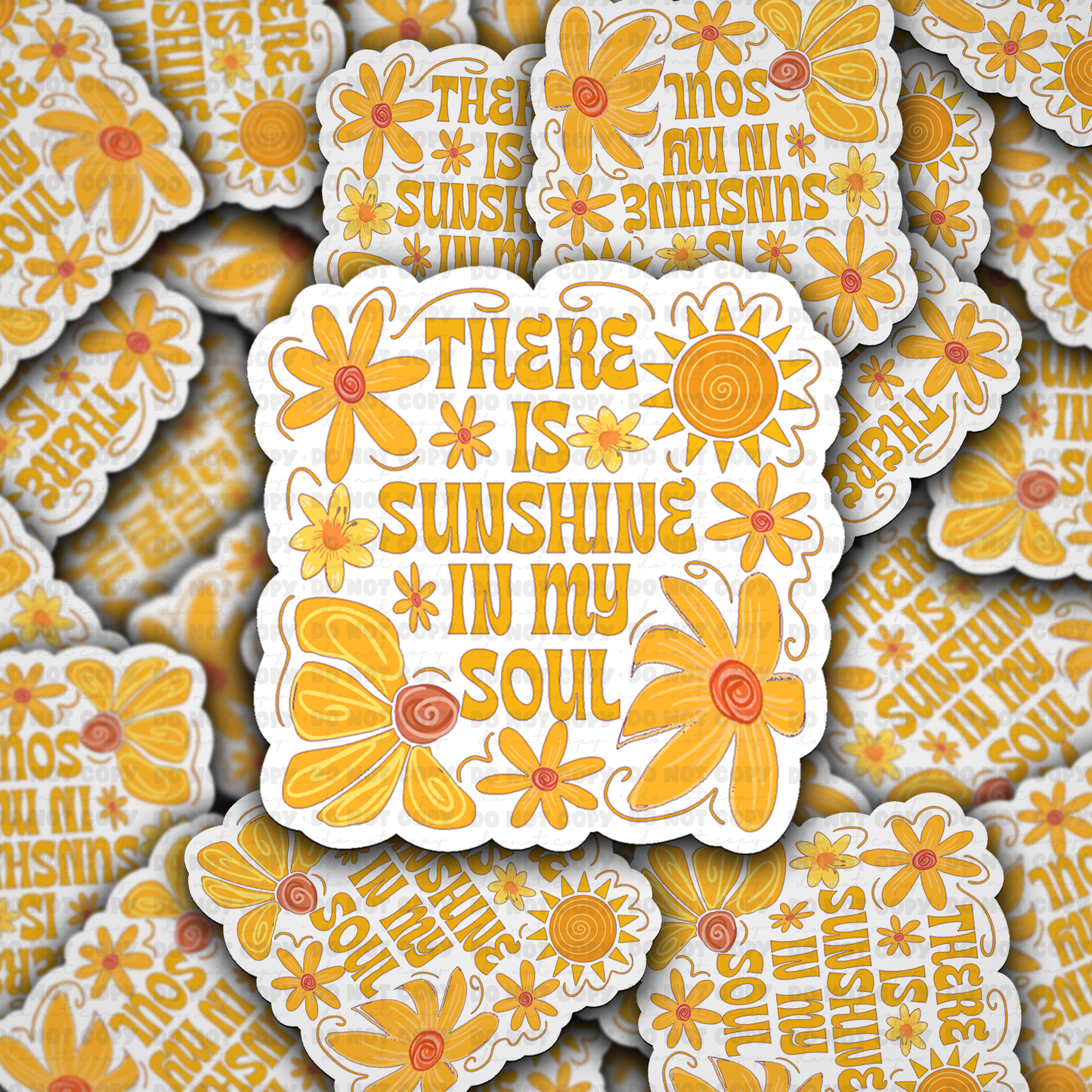 DC 1993 - There is sunshine in my soul Die Cut Sticker