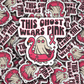 DC 2112 - This Ghost wears pink Die Cut Sticker