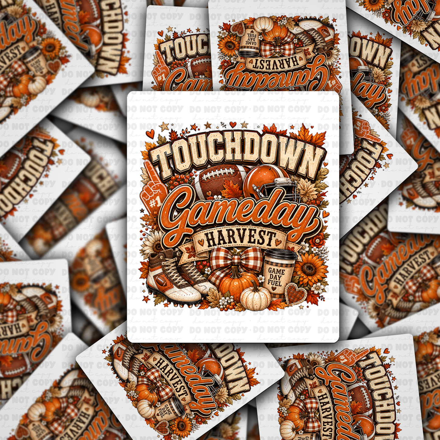DS 3313 - Touchdown Die Cut sticker
