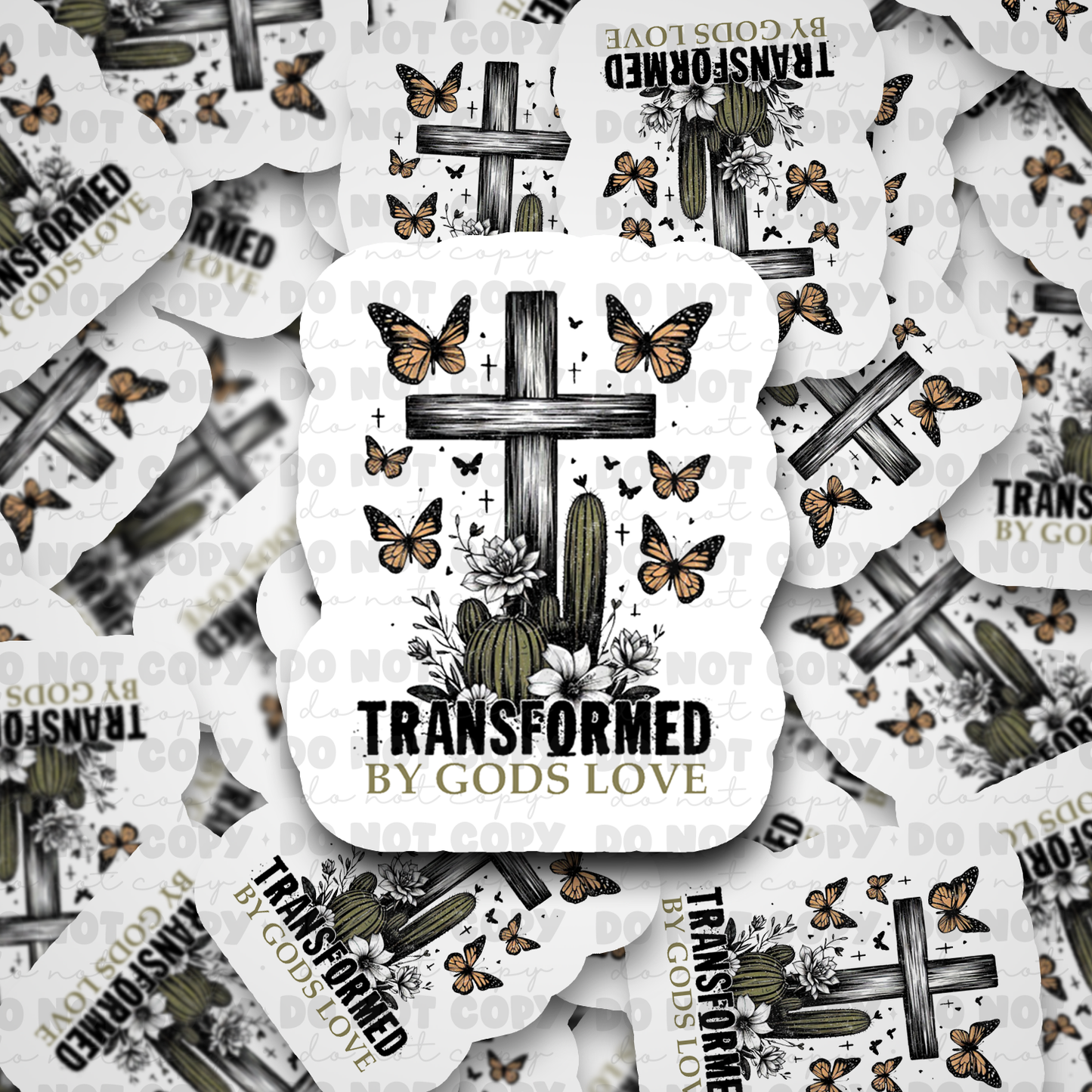DC575 Transformed sticker  Die cut sticker 3-5 Business Day TAT