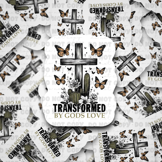 DC575 Transformed sticker  Die cut sticker 3-5 Business Day TAT