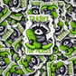 DC 2051 - Trashy for pickles Die Cut Sticker