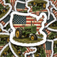 DS 3166 - USA Tractor Die Cut sticker