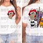 Spooky retro Front & Back pocket set *DREAM TRANSFER* DTF