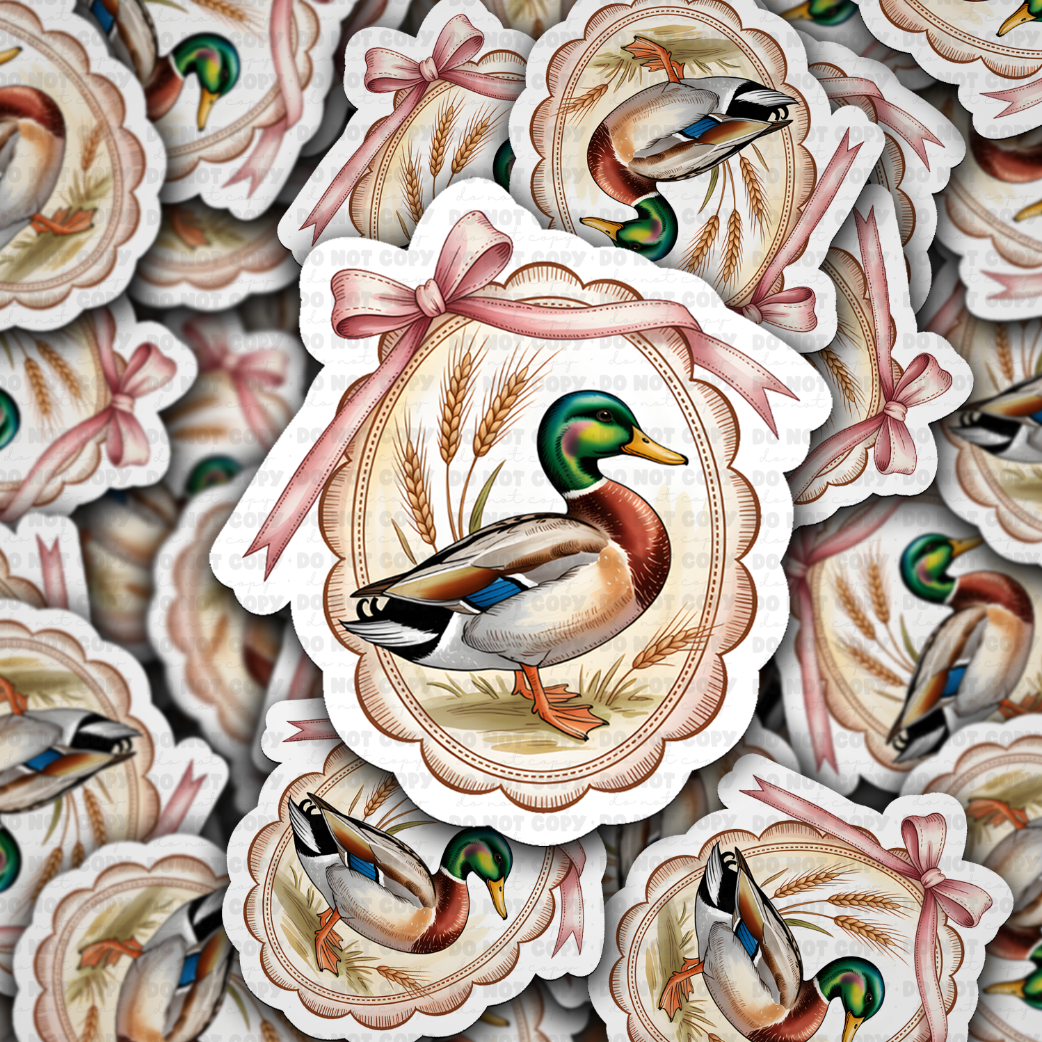 DS 2889 - Vintage Duck Die Cut sticker – It's Transfer Time