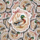 DS 2889 - Vintage Duck Die Cut sticker
