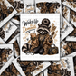 DS 3346 - Wake up and dominate raccoon Die Cut sticker