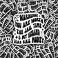 DC 1998 - Warning you are worth the jail time & my husband has bail money Die Cut Sticker