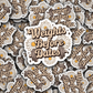DC 1804 - Weights before dates Die Cut Sticker