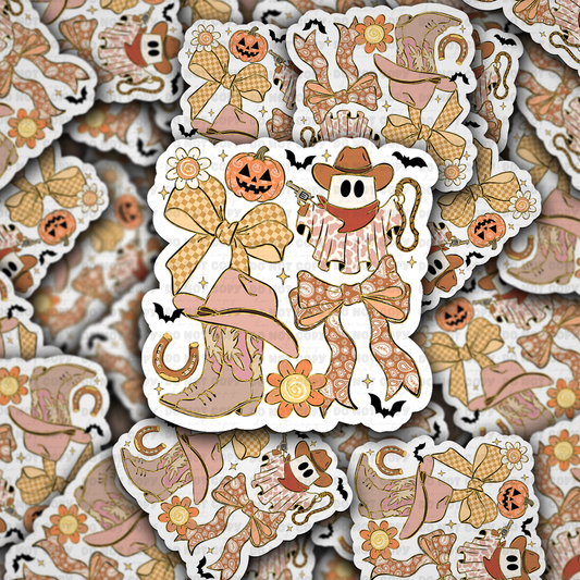 DC 2052 - Western Halloween Die Cut Sticker