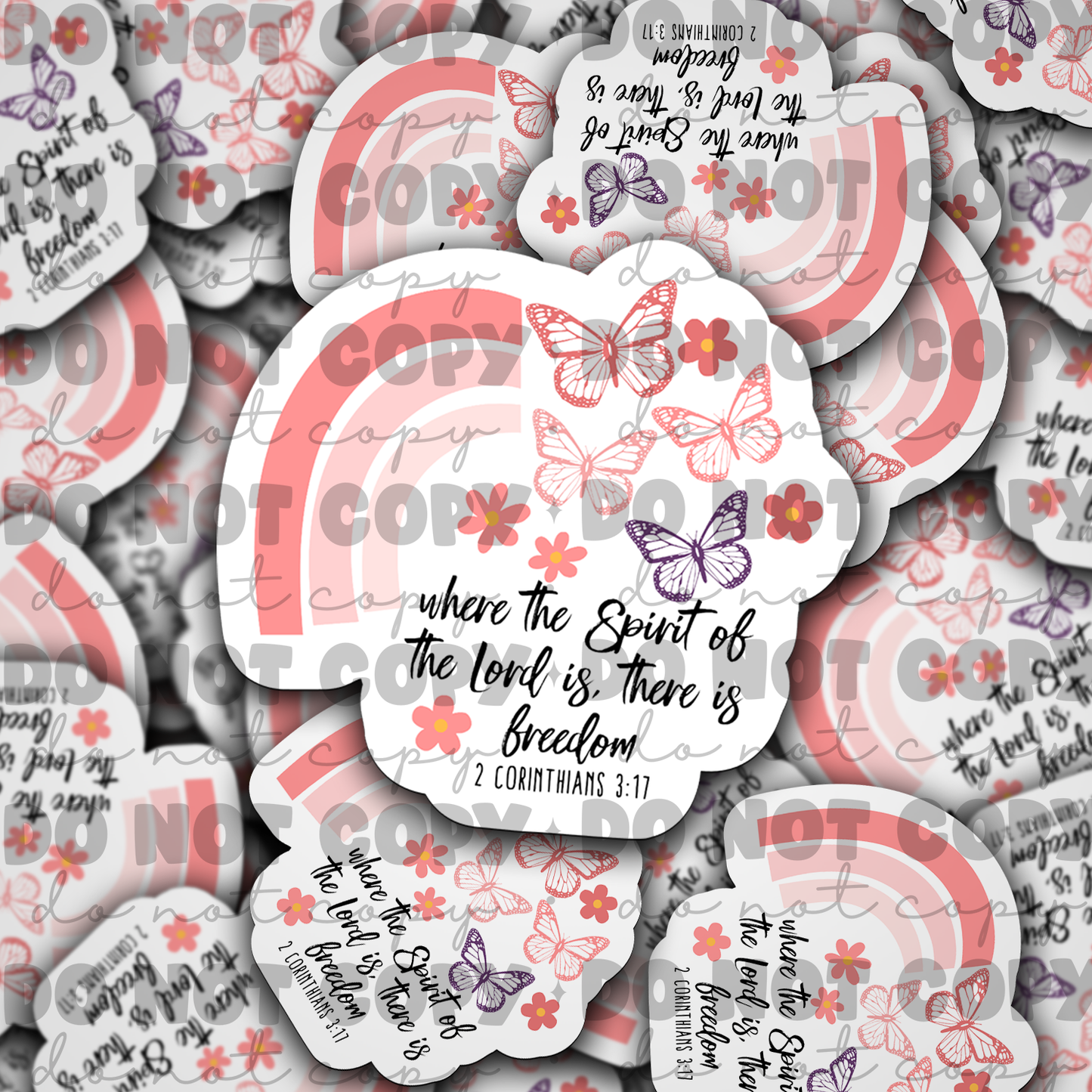 Where the spirit Die cut sticker 3-5 Business Day TAT