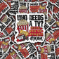 Who needs a tv Die cut sticker 3-5 Business Day TAT