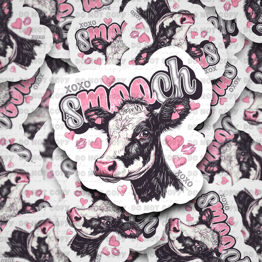 DC648 XoXo Smooch Die cut sticker 3-5 Business Day TAT