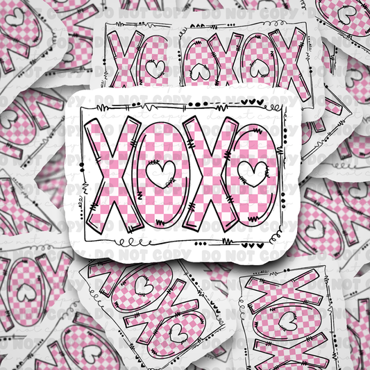 DC576 XOXO sticker Die cut sticker 3-5 Business Day TAT