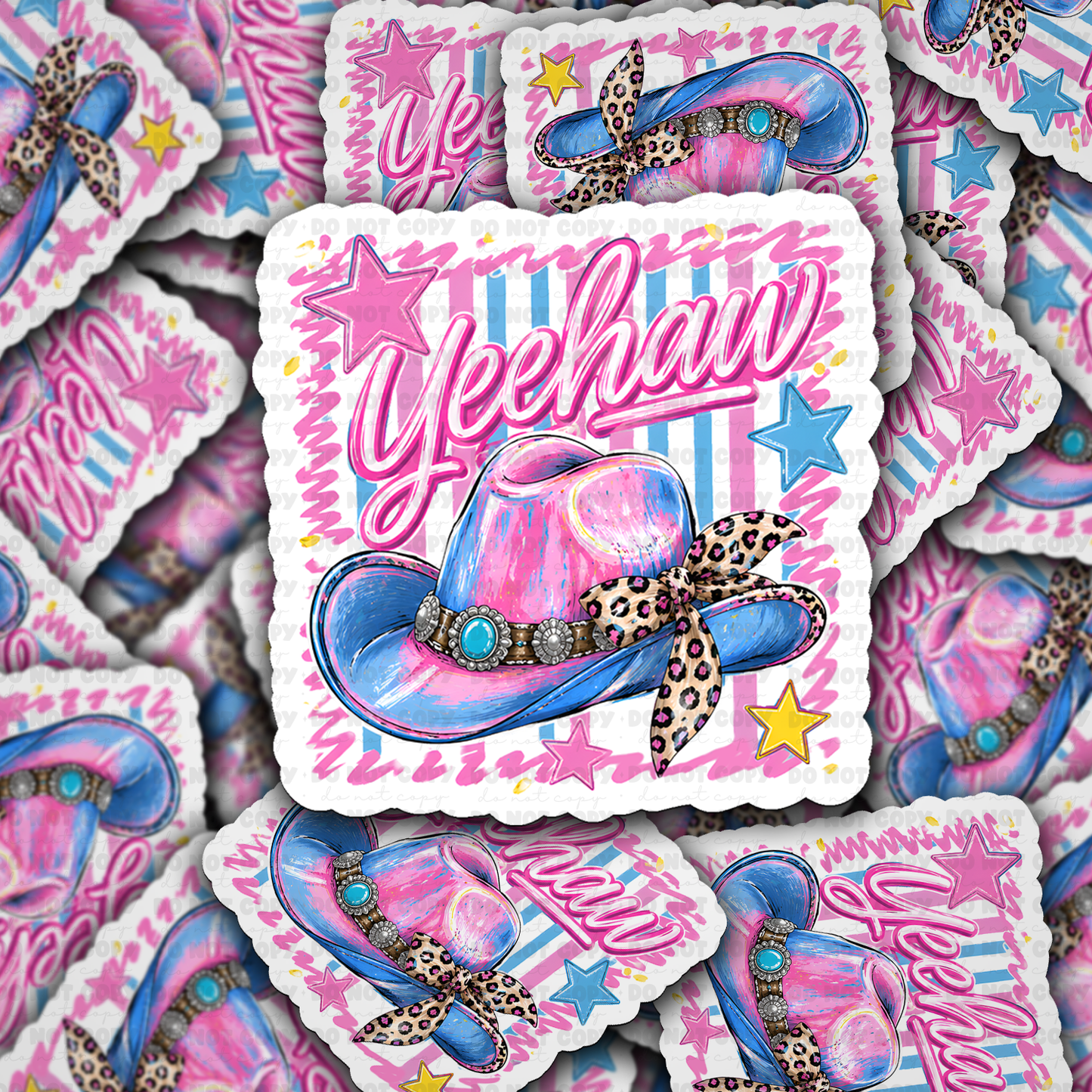DS 3264 - Yeehaw Die Cut sticker
