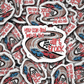 DC 1974 - You can find me at the dirt track Die Cut Sticker