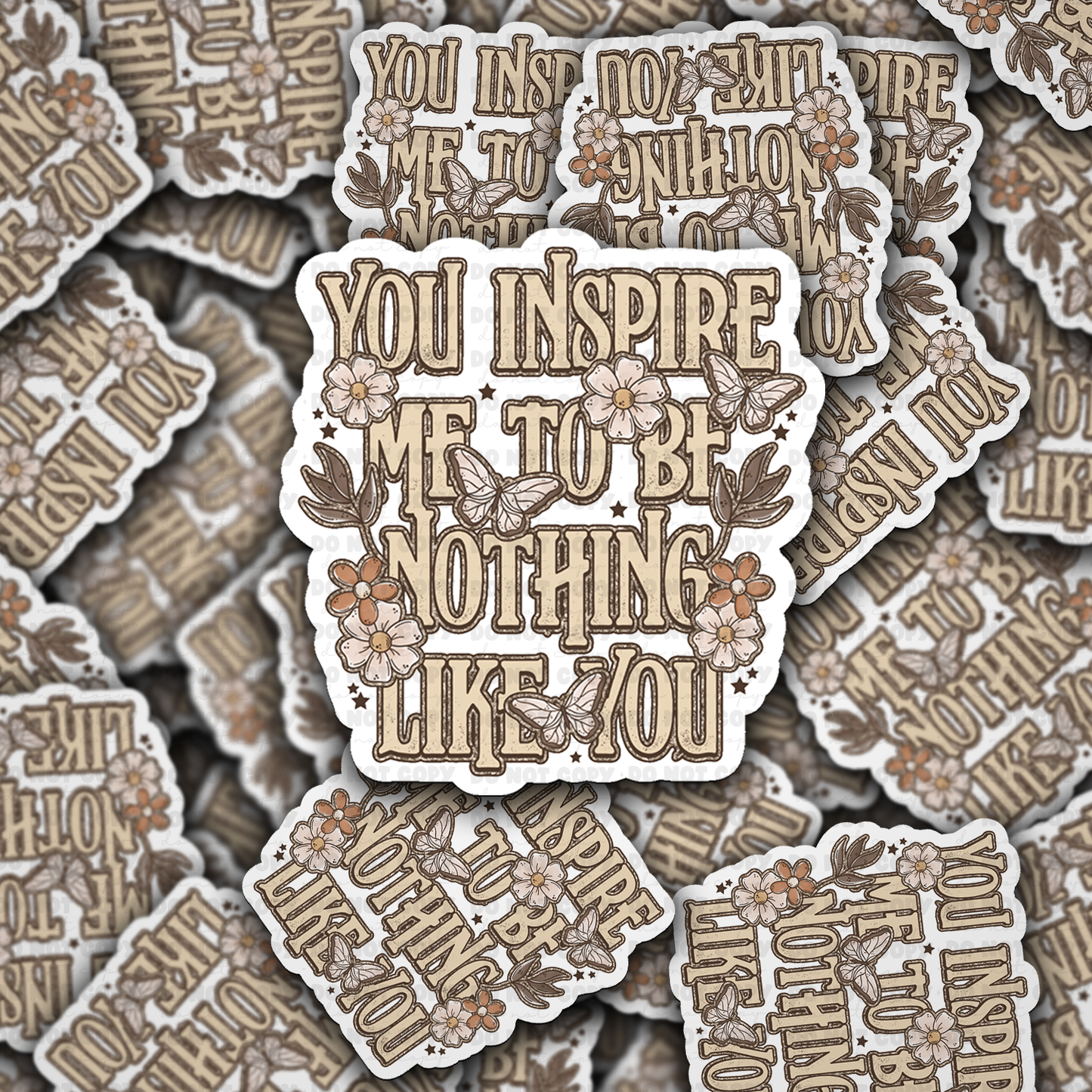 DC 1964 - You inspire me to be nothing like you Die Cut Sticker